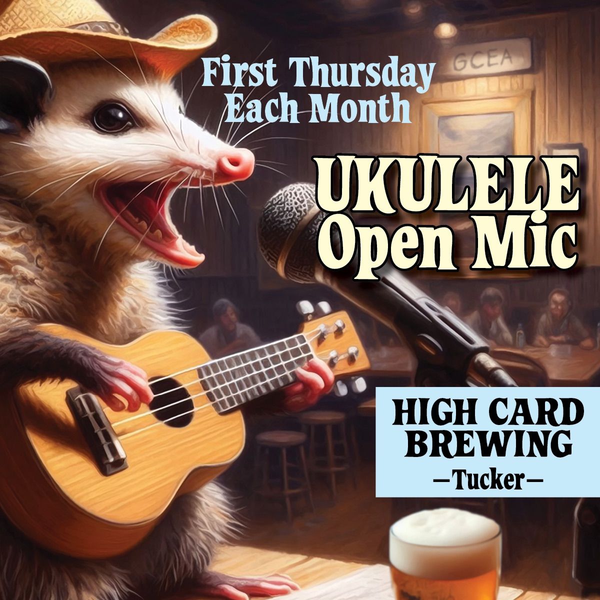 First Thursday Ukulele Open Mic