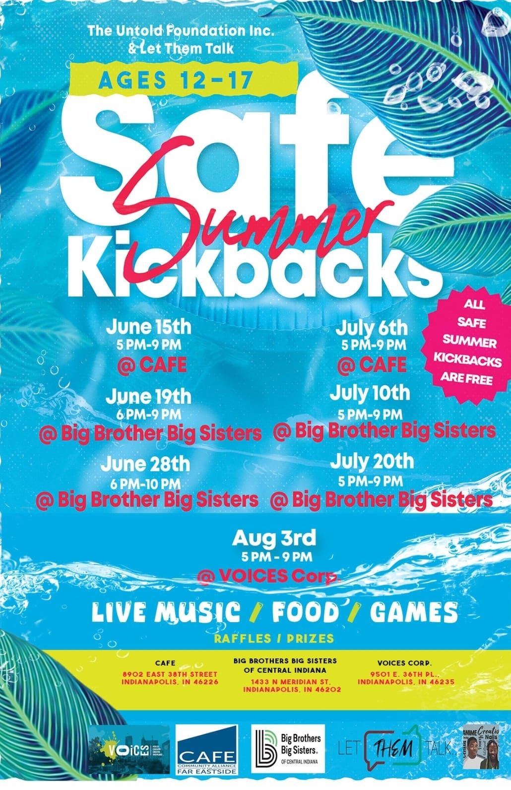 Safe Summer Kickbacks 