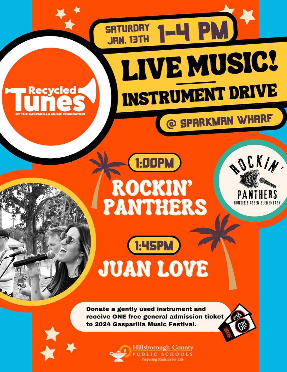 Gasparilla Music Festival 3 Day Pass (Concert), Julian B Lane