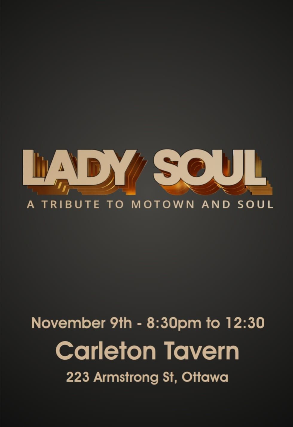 Motown Night At The Carleton Tavern!