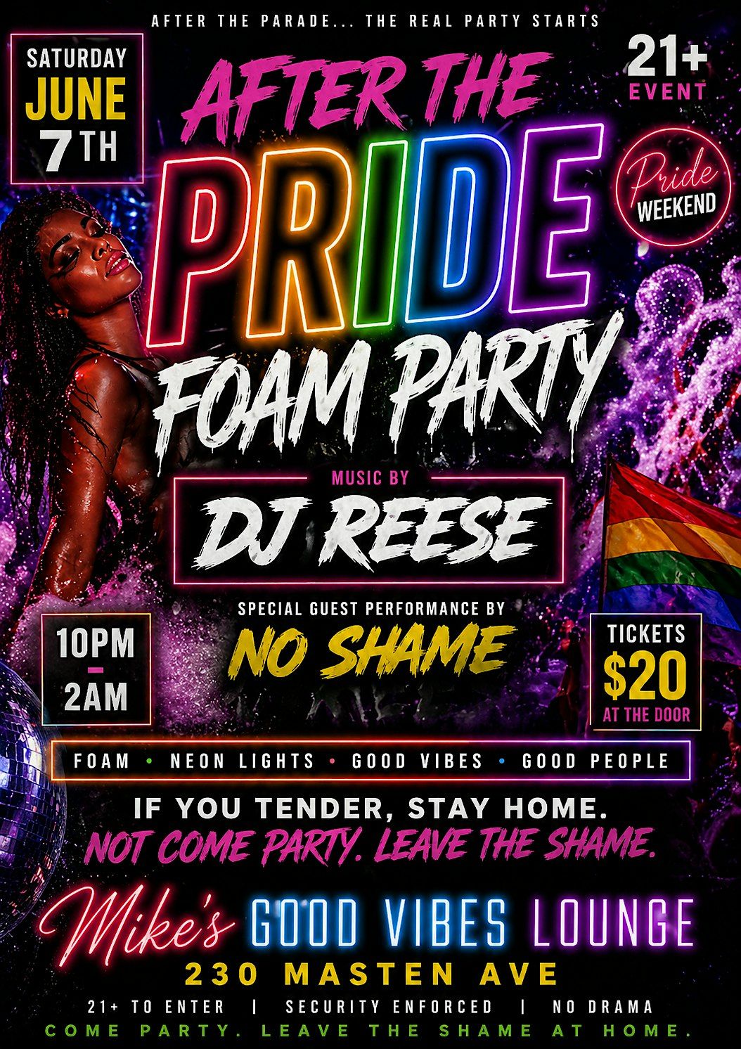 THE OFFICIAL PRIDE AFTER PARTY