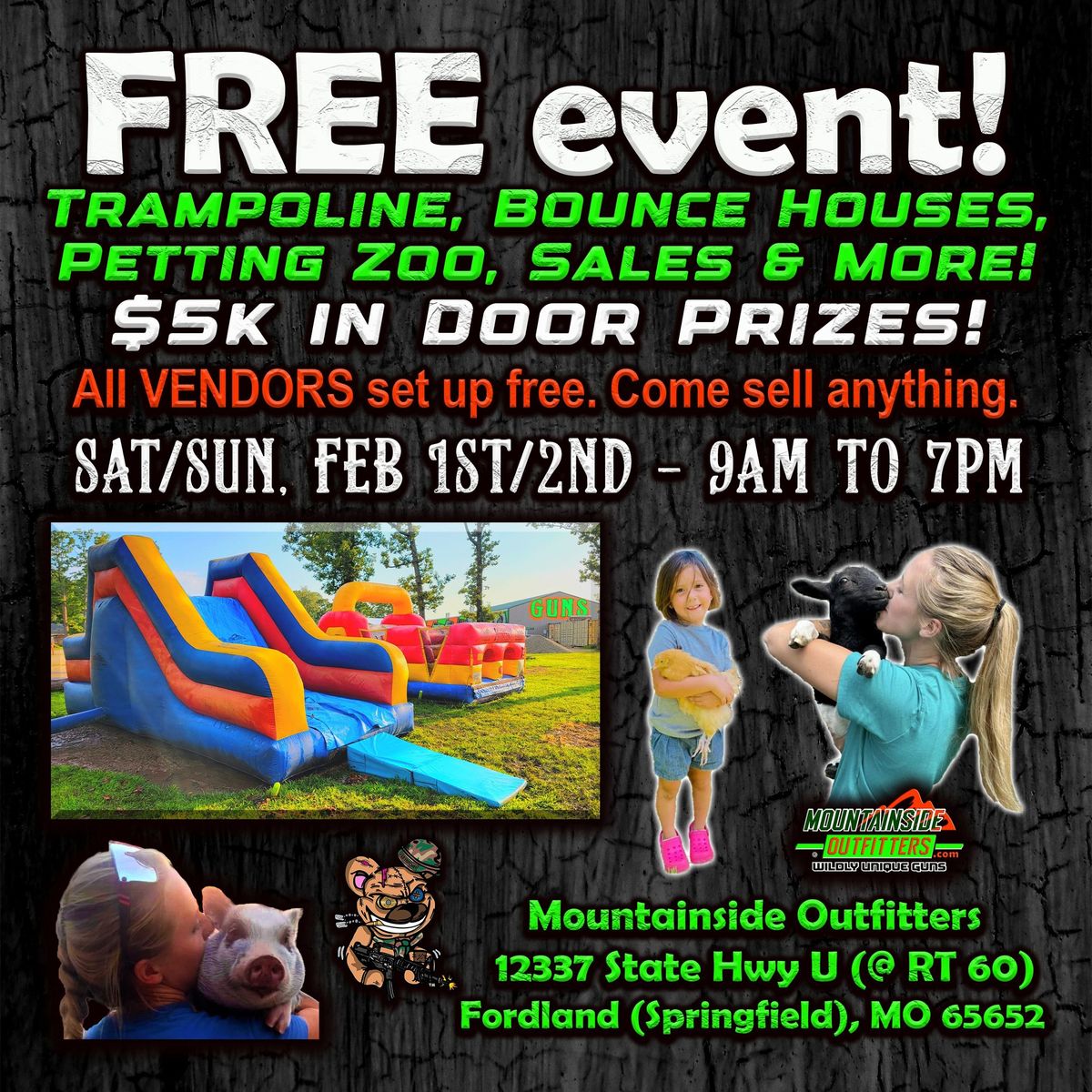 FREE EVENT! $5K in door prizes! 4-year anniversary sale!