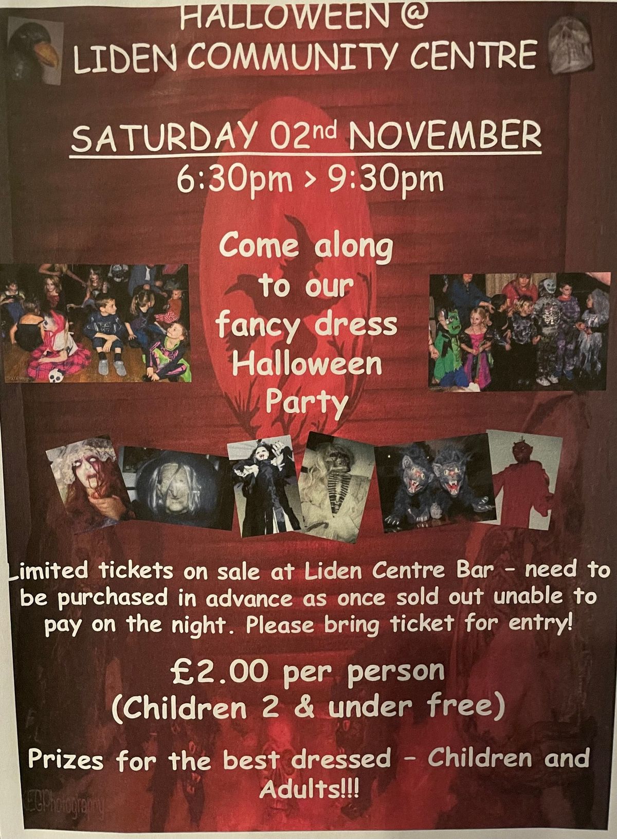 Liden Halloween Party- tickets on sale 