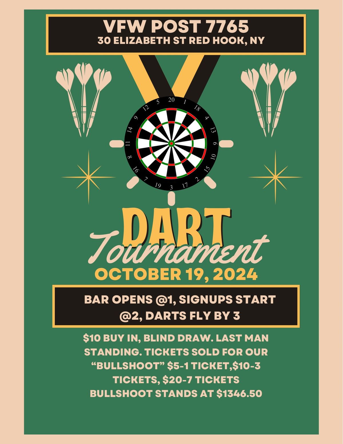 Post 7765 Dart Tournament