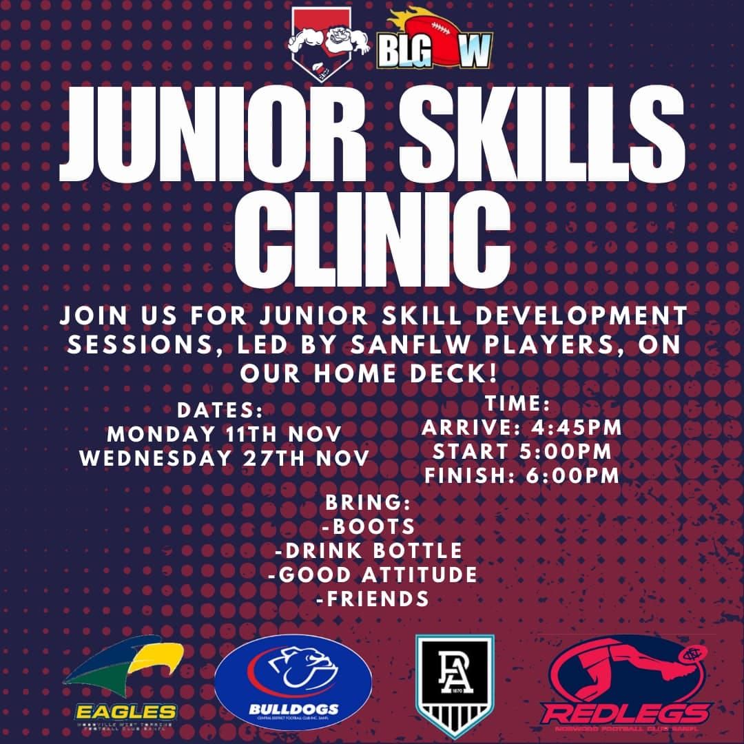 Girls Junior Footy Skills Clinic 