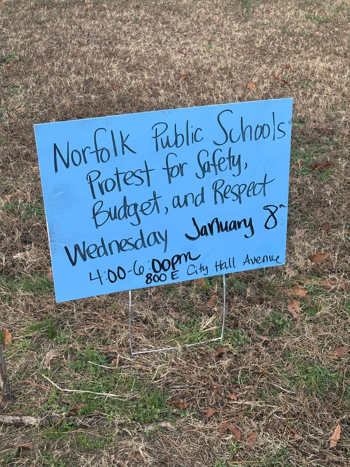 Safety, Budget, & Respect: Protest against Norfolk Public Schools