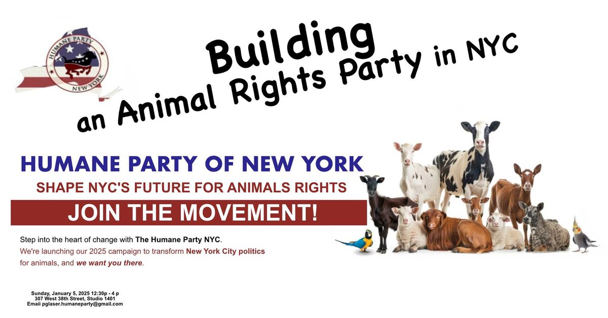 Humane Party of New York Local Party Meeting