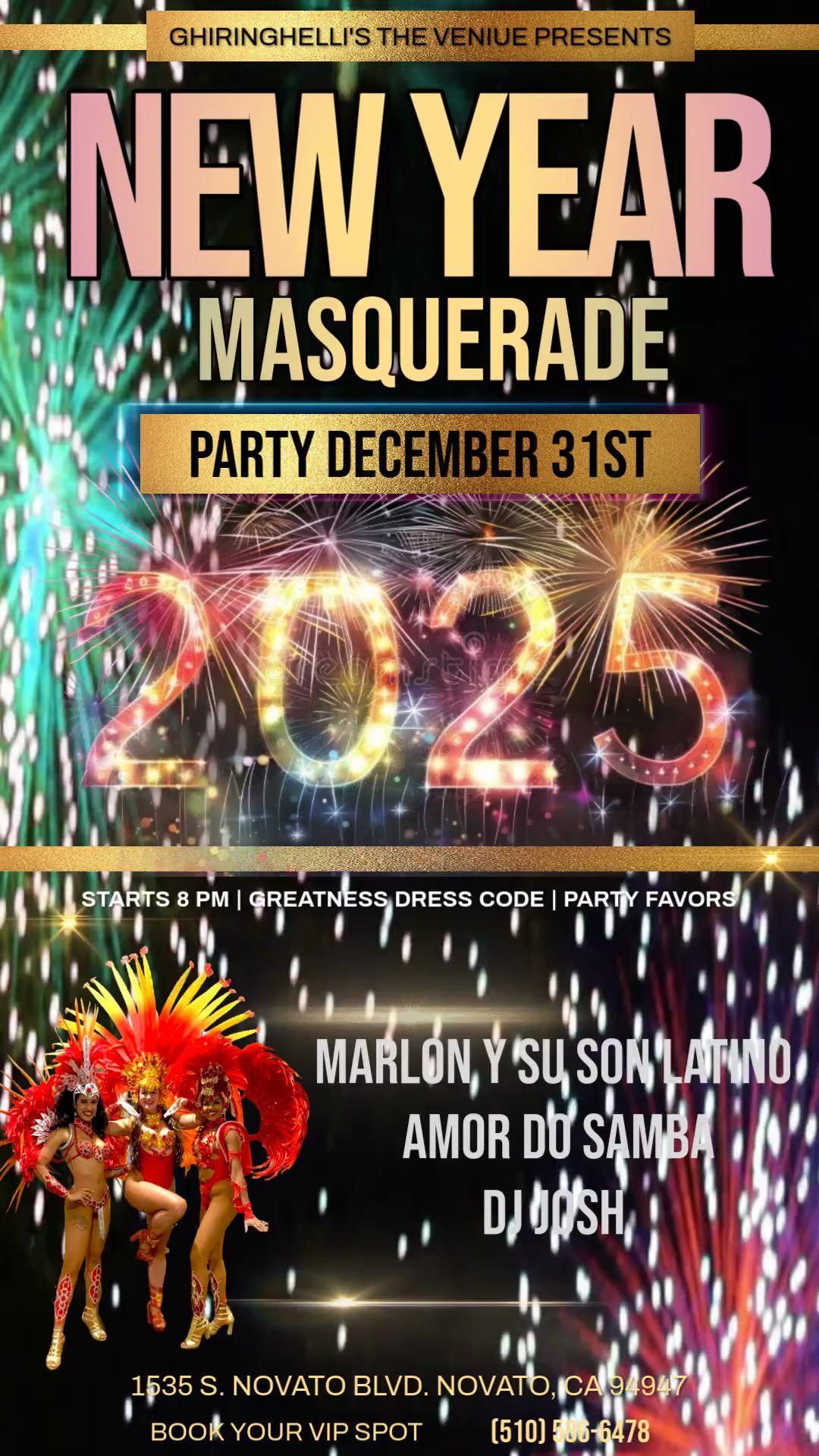 New Years Eve Masquerade 2025