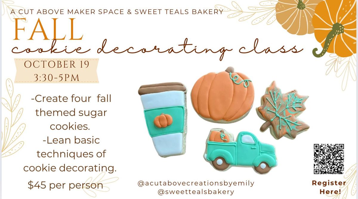 Fall Cookie Decorating Class