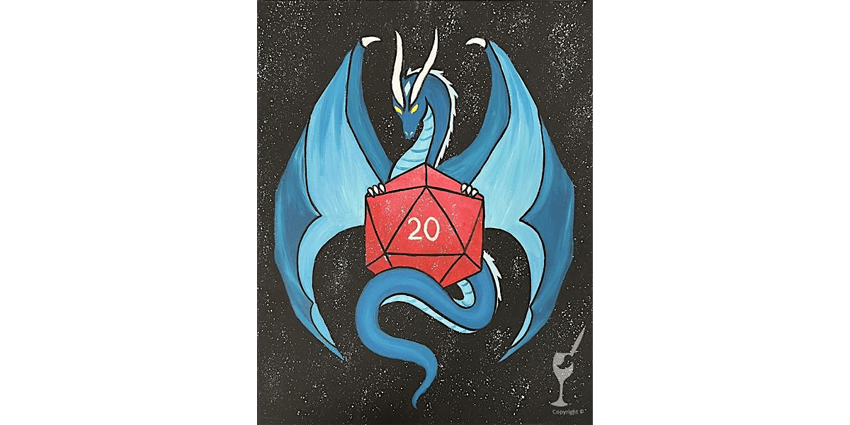 Dragon\u2019s Hidden Treasure - Paint and Sip in Houston | Classpop!\u2122