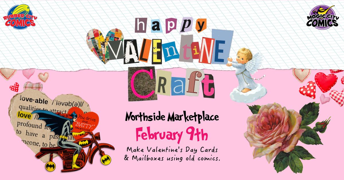 City Comics - Kids Corner - Free Craft Event - Valentine's Workshop