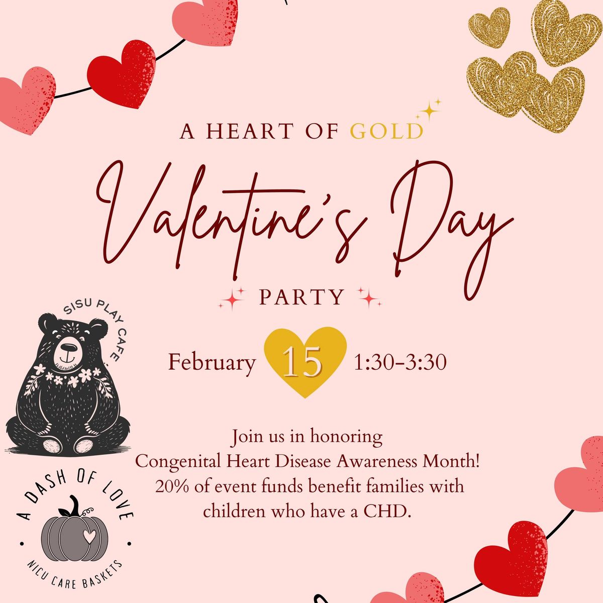 A Heart of Gold Valentine\u2019s Day Party!