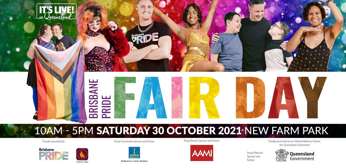 Brisbane Pride Fair Day 2021, New Farm Park, 2 October 2021