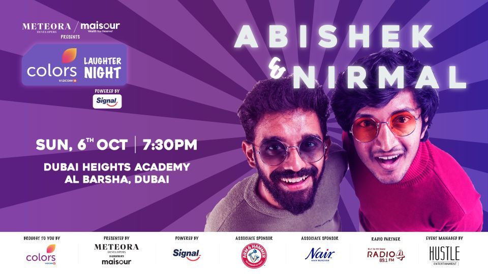 Colors Laughter Night ft. Abishek Kumar & Nirmal Pillai