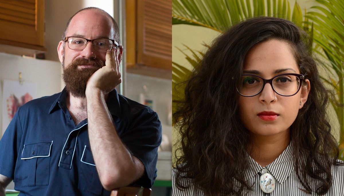 Brian Teare and Aditi Machado