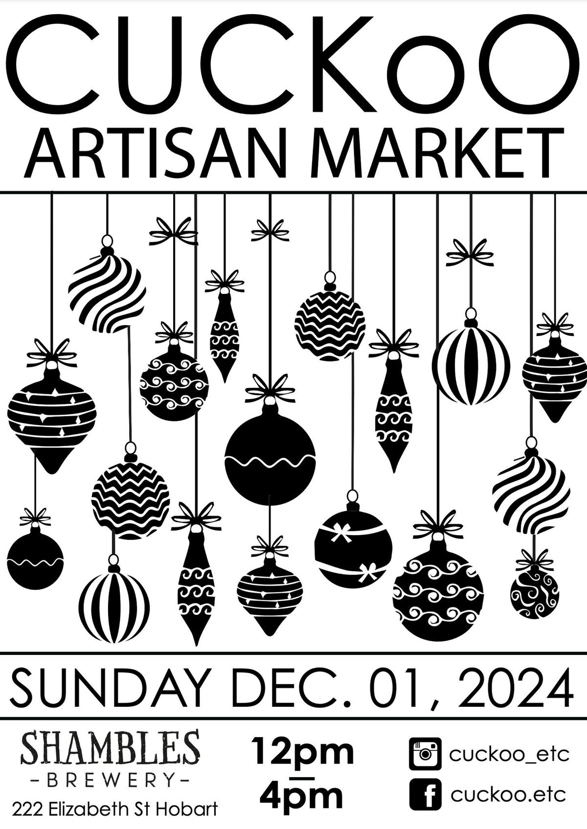 CUCKoO ARTISAN MARKET - 1 DECEMBER 2024