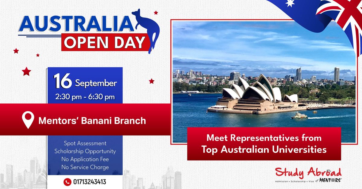 Study in Australia: Open Day