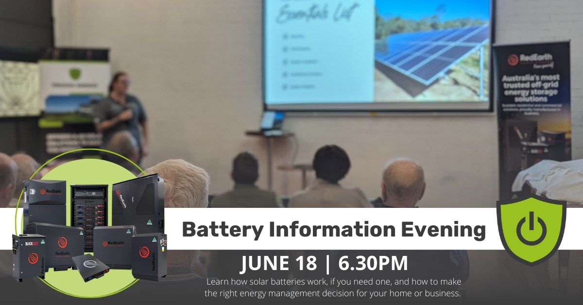 Solar Battery Information Evening