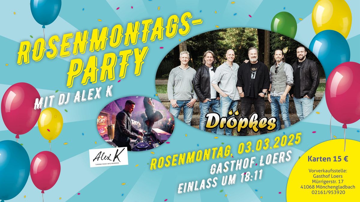 Rosenmontagsparty im Gasthof Loers