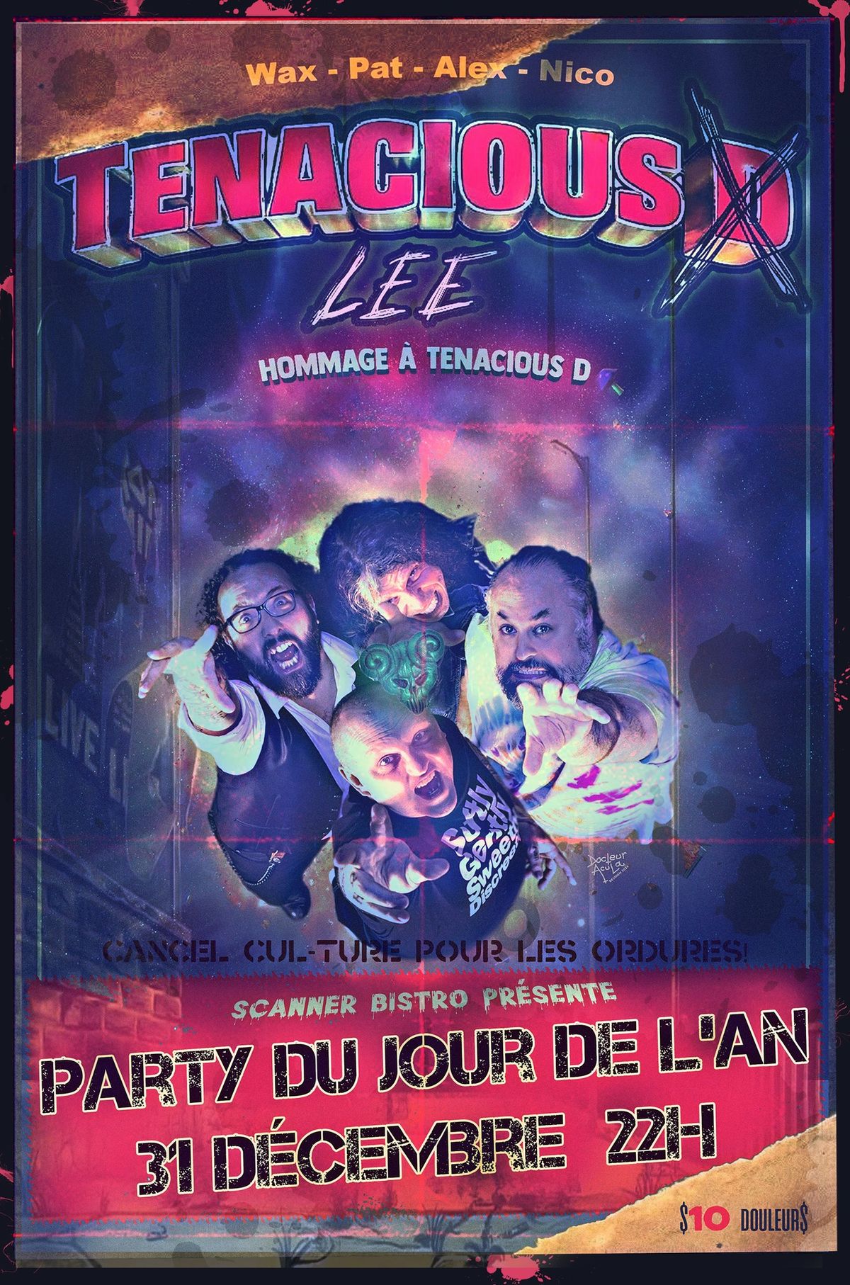 Party du jour de l\u2019an avec Tenacious Lee!