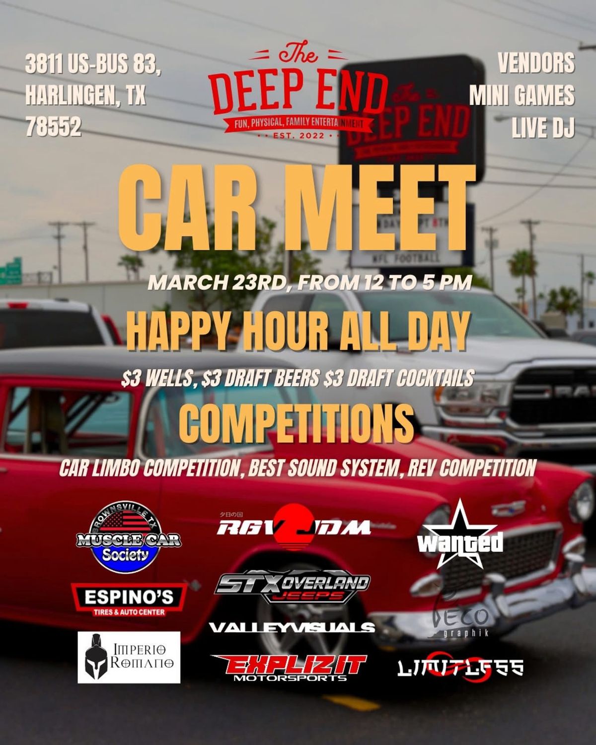 The Deep End Car Meet Up