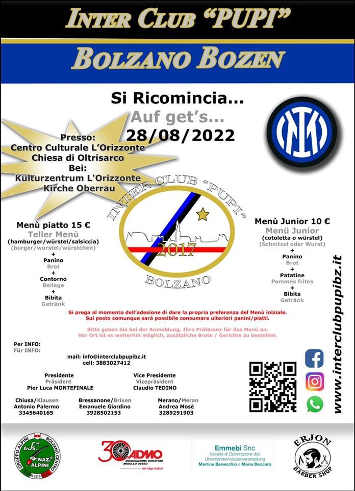 Si ricomincia! Inter Club Pupi