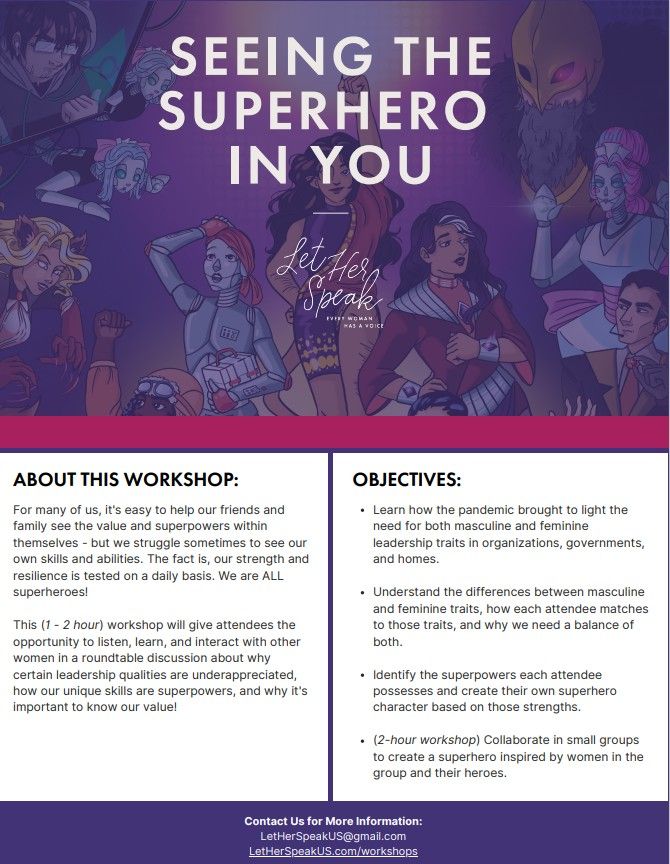 Lunch & Learn: Seeing the Superhero in You