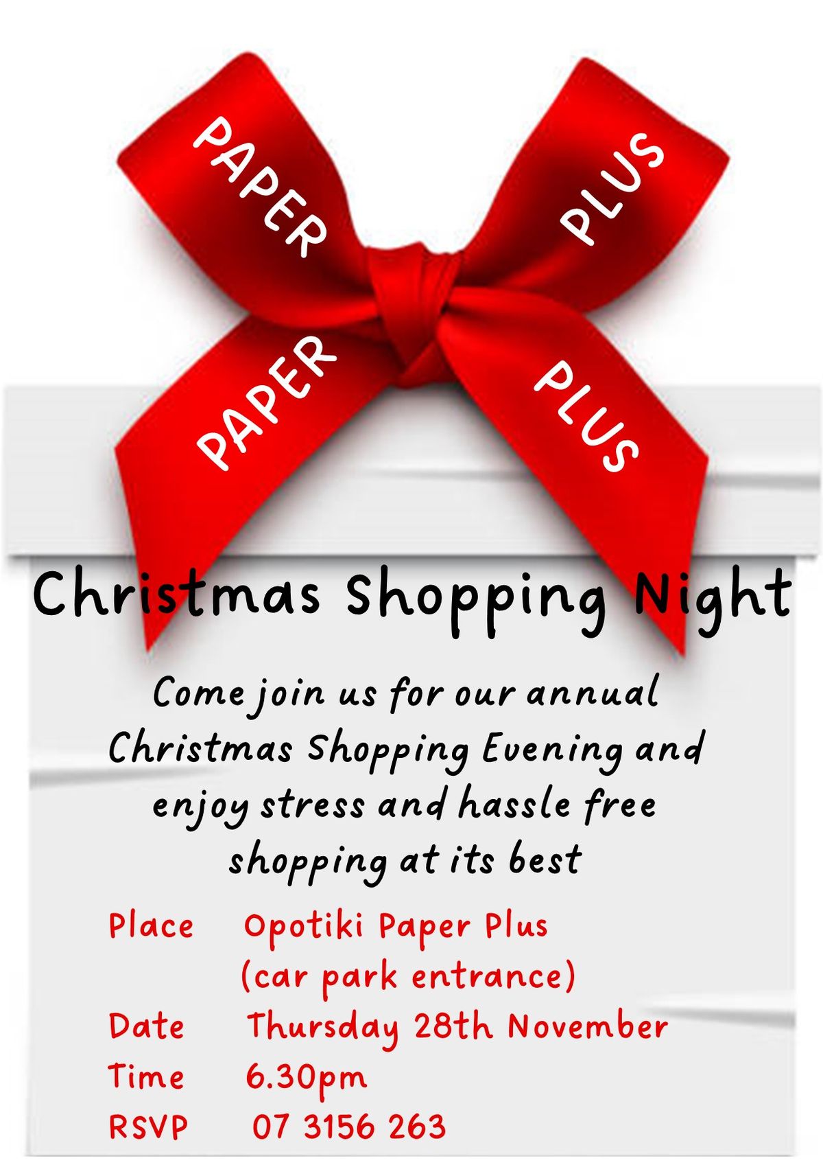 Christmas Shopping Night