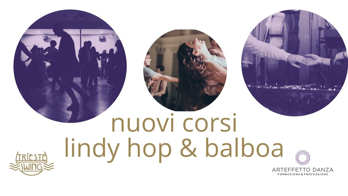 NUOVI CORSI PRINCIPIANTI - Lindy Hop + Balboa 