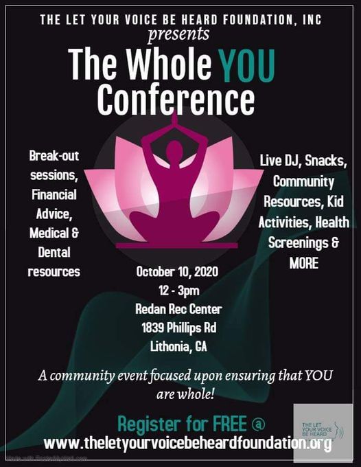 The Whole You Conference Redan Recreation Center Lithonia 24 April 21