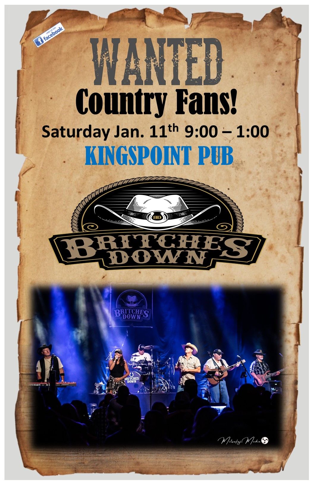 Britches Down - KingsPoint Pub