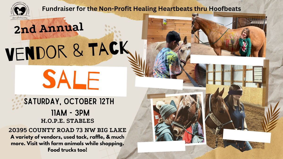 2nd Annual Vendor & Tack Sale