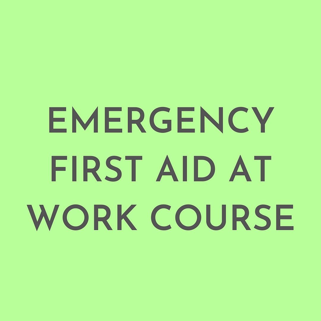 Emergency First Aid course