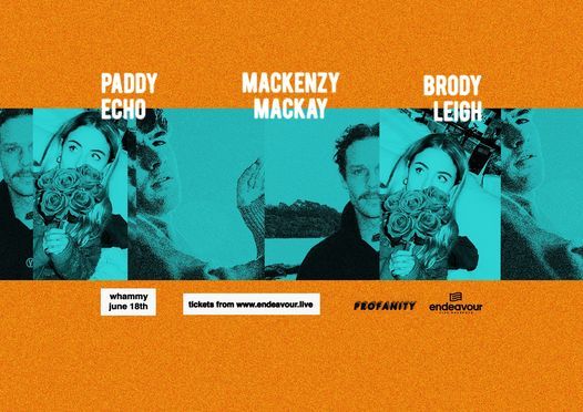 Paddy Echo & Mackenzy Mackay with Brody Leigh - Live at Whammy!
