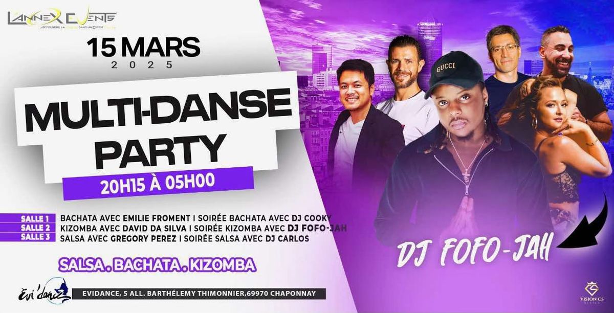 MULTI-DANSE PARTY A EVIDANCE