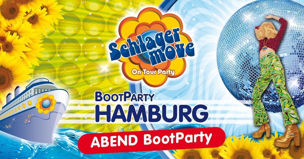 Hamburg: Schlagermove ABEND-Bootparty