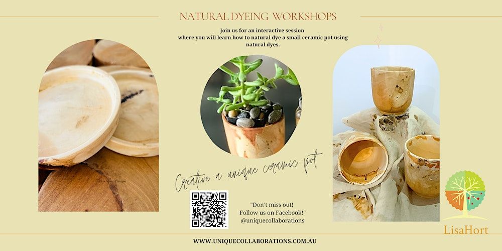 Creative Natural Dyeing: Transform Ceramic Pottery into Vibrant Art