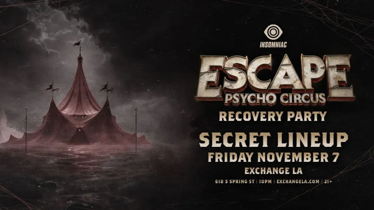 \ud83d\udc7b Escape Halloween Recovery Party (Secret Lineup) @ Exchange LA (21+) \ud83c\udf03