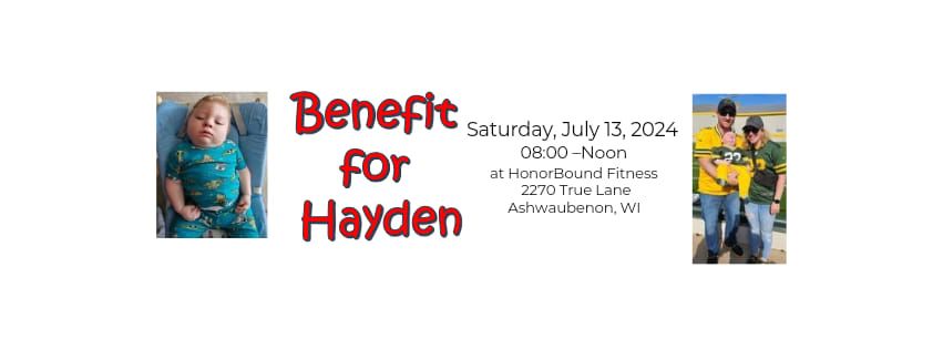Benefit for Hayden