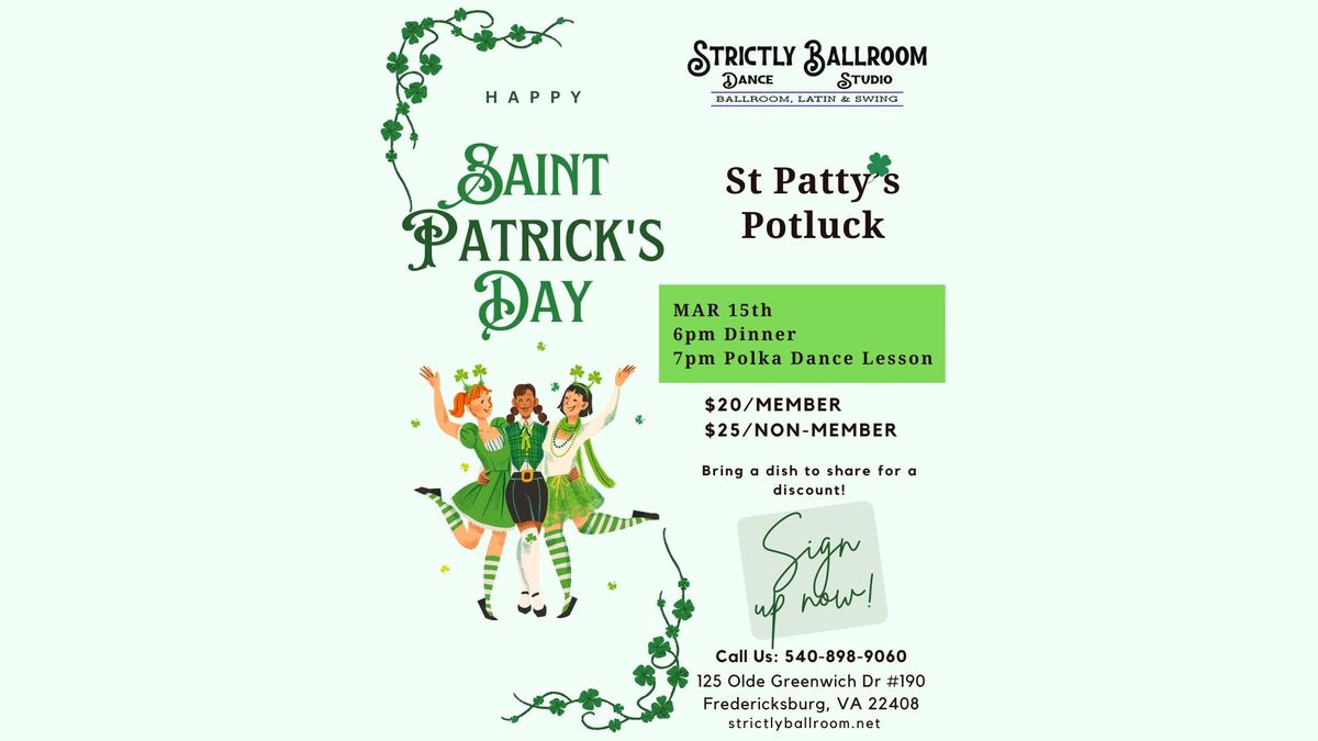 St Patty's Potluck