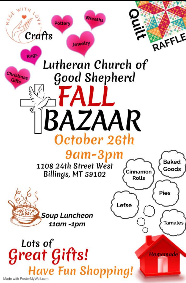 Lutheran Church of Good Shepherd Fall Bazaar 2024