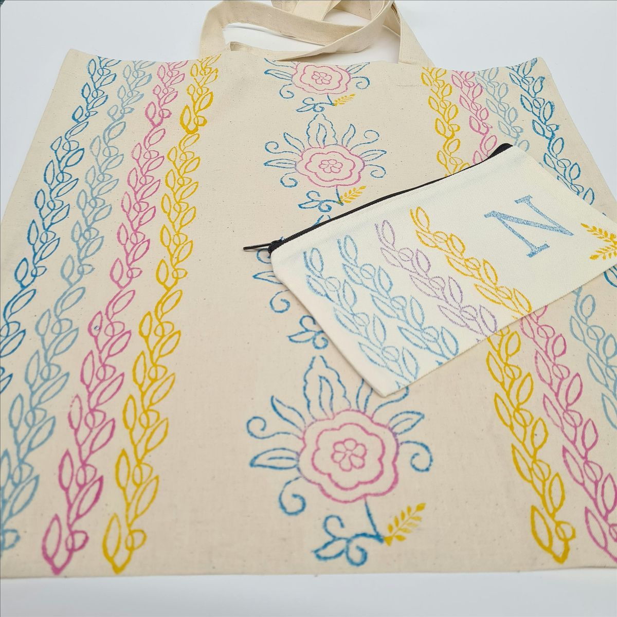 Family Block Printing Workshop: Print a Tote & Pencil Case