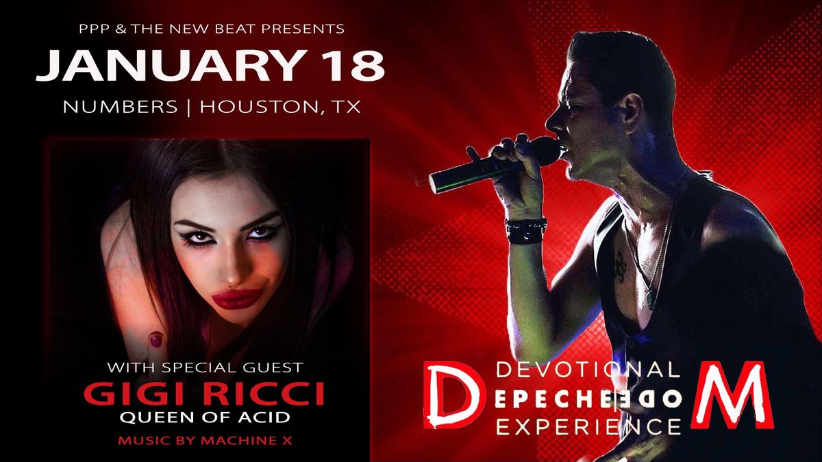 Devotional: The Depeche Mode Experience w\/ Guest: Gigi Ricci, the Queen of Acid with Machine X