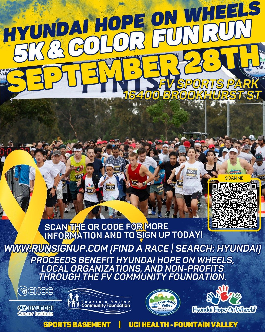 Hyundai Hope On Wheels 5K & Color Fun Run