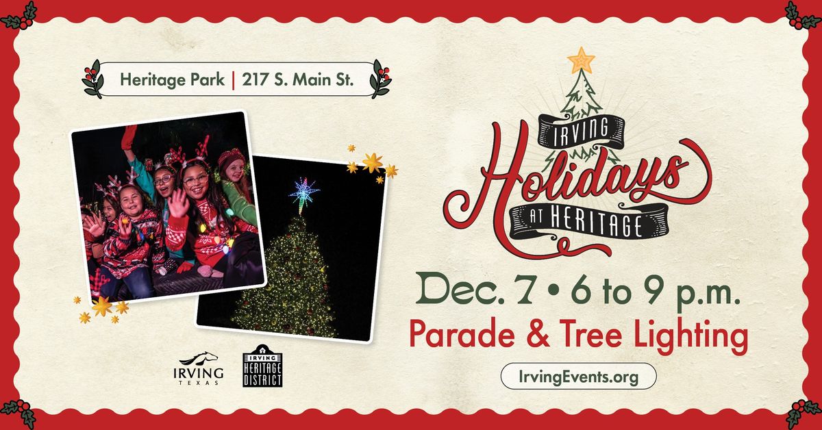 Holidays at Heritage: Parade & Tree Lighting