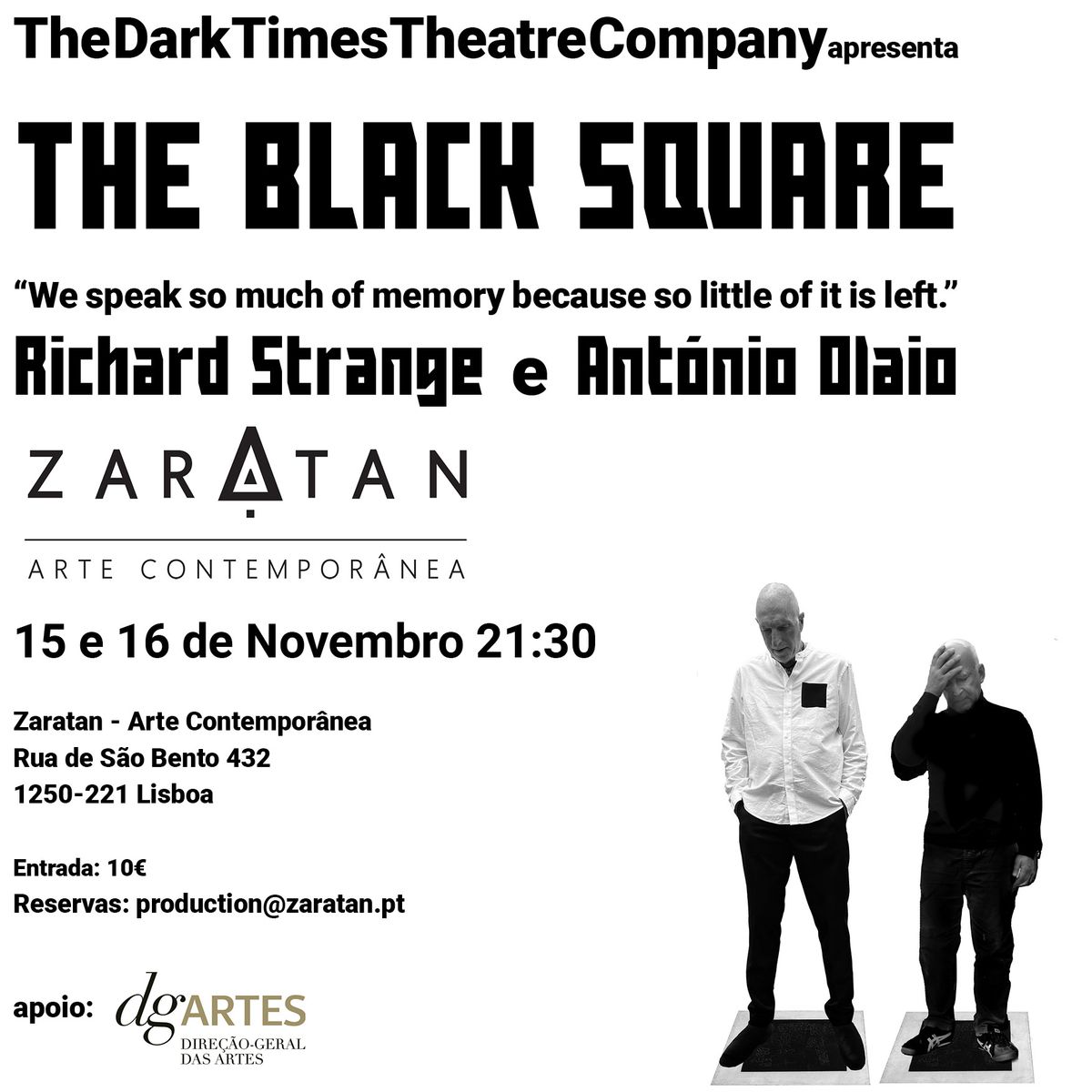 THE BLACK SQUARE | Uma performance de Ant\u00f3nio Olaio e Richard Strange