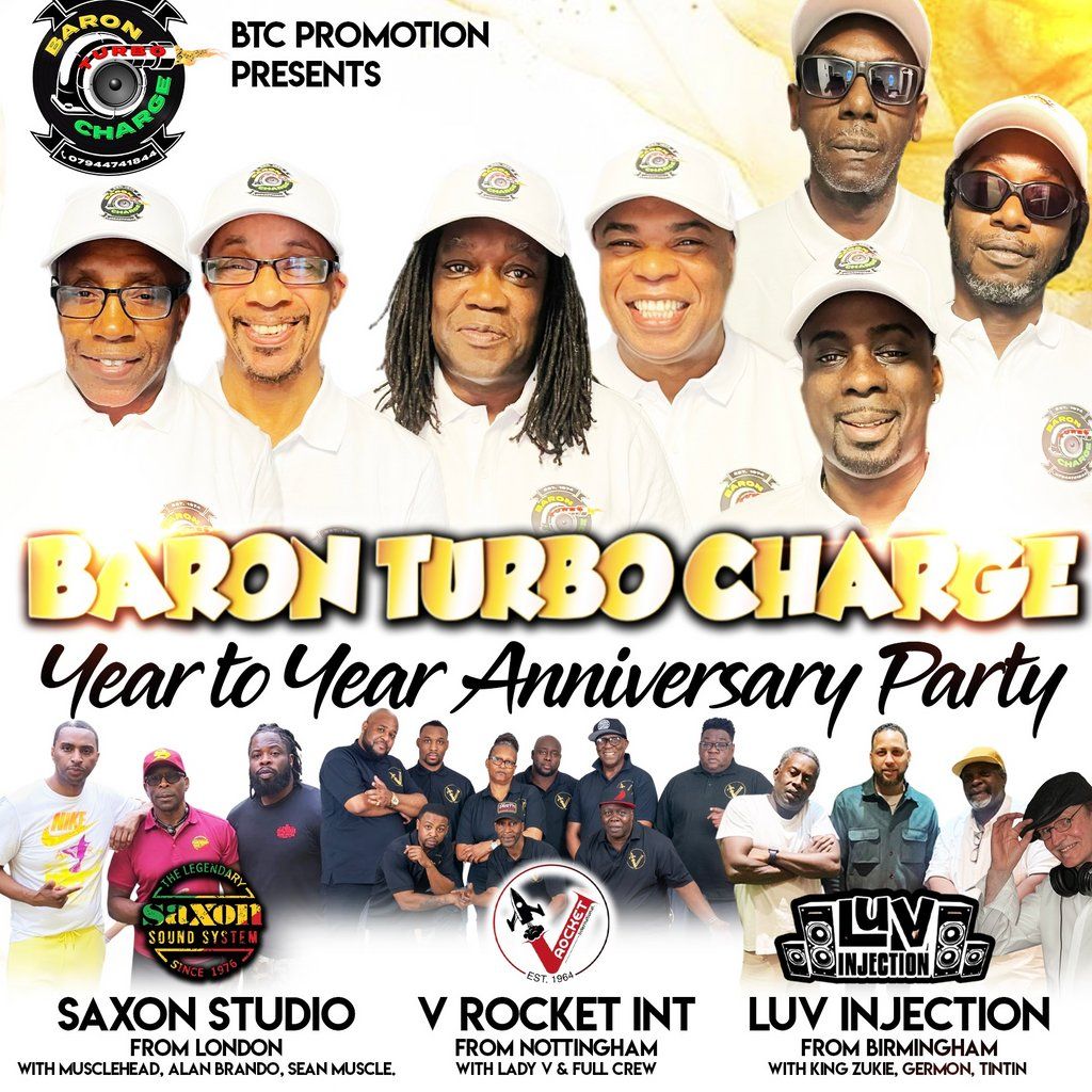 Baron turbo charge year to year anniversary party
