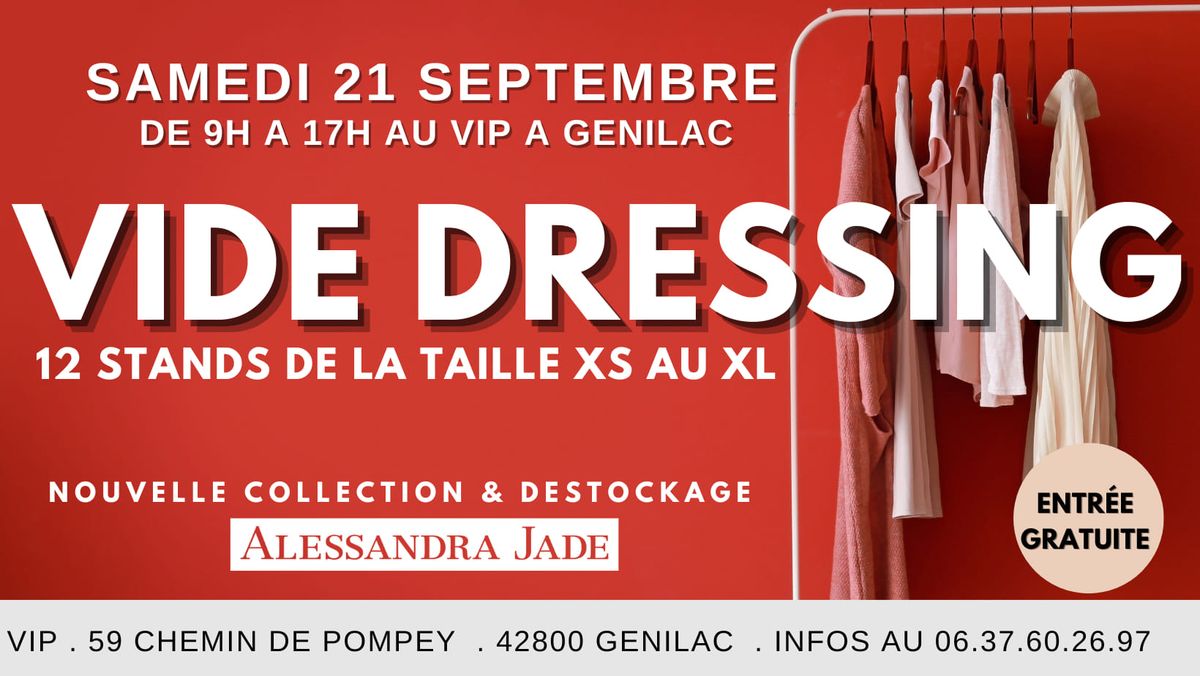 VIDE DRESSING AU VIP A GENILAC 