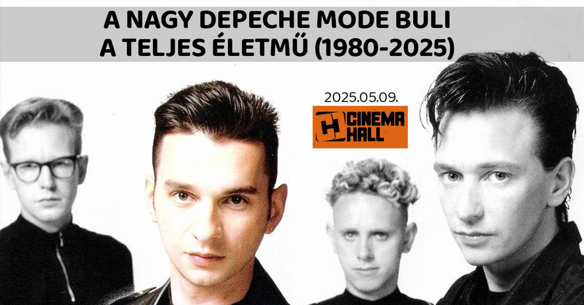 A nagy DEPECHE MODE buli \ud83d\ude0e