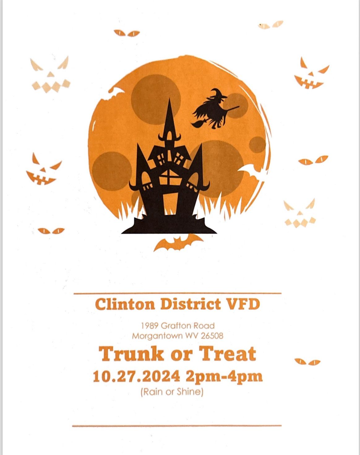 Trunk or Treat @ Clinton Distrist VFD